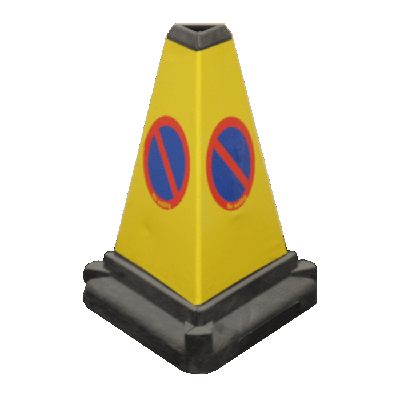 3 sided traffic cone
